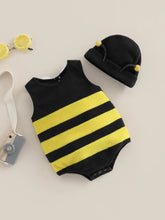 Load image into Gallery viewer, Newborn Baby Boy Girl Bee Romper
