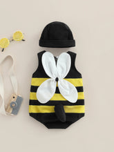 Load image into Gallery viewer, Newborn Baby Boy Girl Bee Romper
